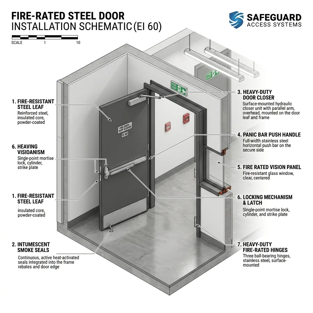 Fire-Rated Door Inspection & Hardware Standards (NFPA 80)