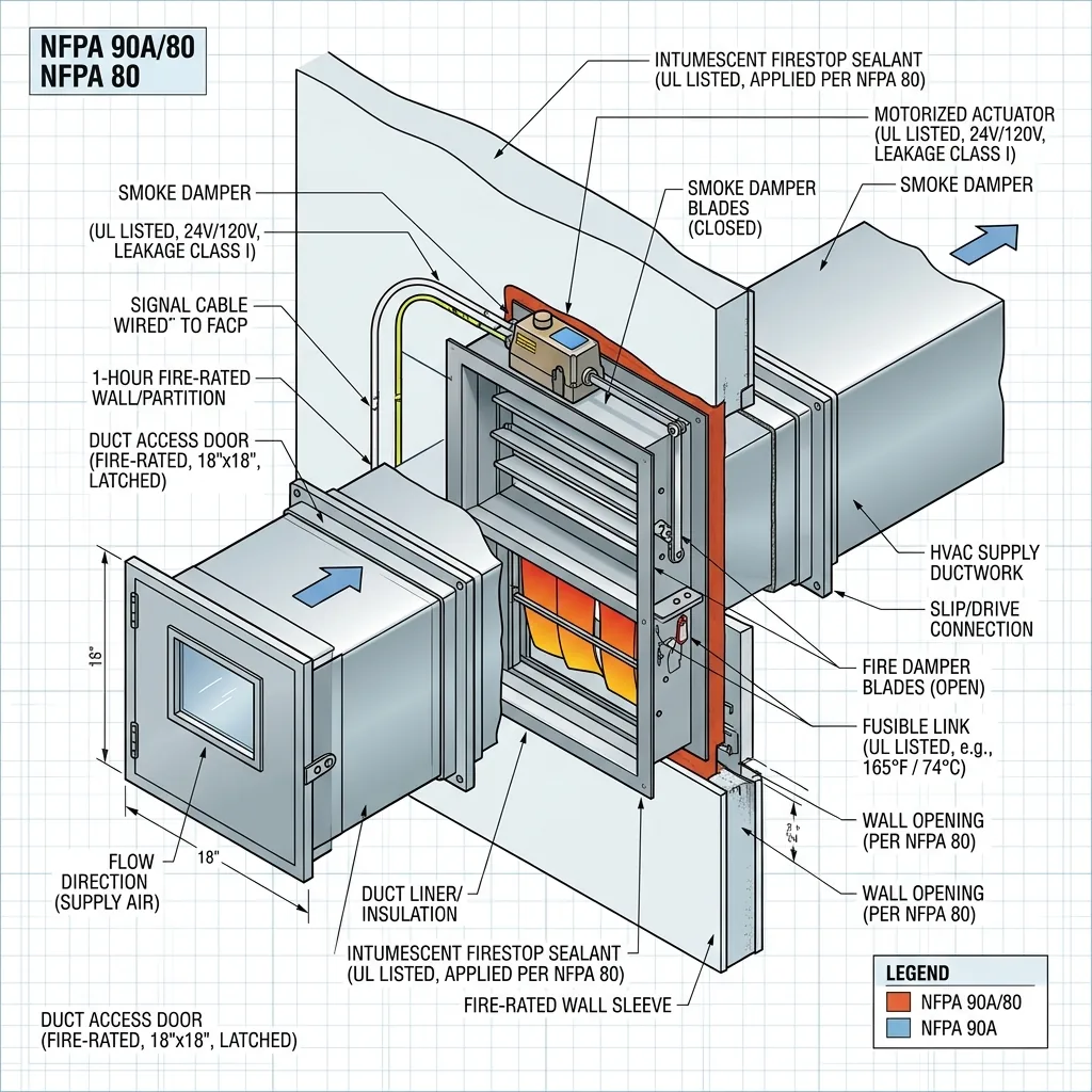 Fire & Smoke Damper Inspection and Maintenance Guide (NFPA 90A)