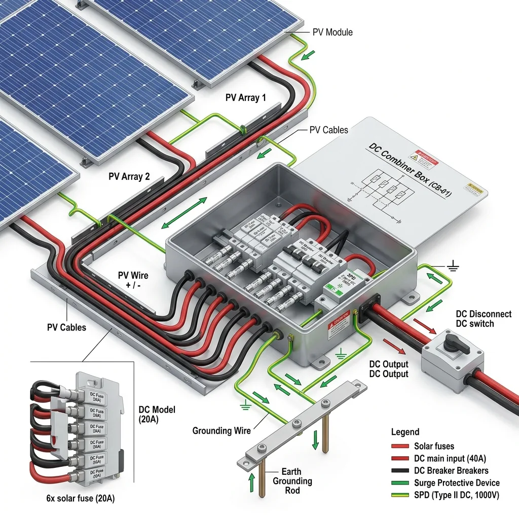 Solar DC Cable Selection and Wiring Safety (H1Z2Z2-K & IEC 62930)